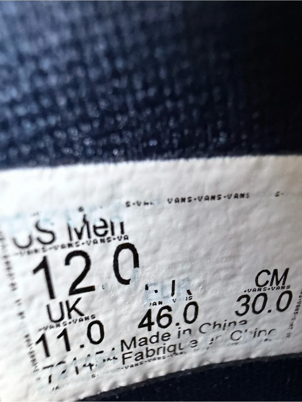 Vans pair branded